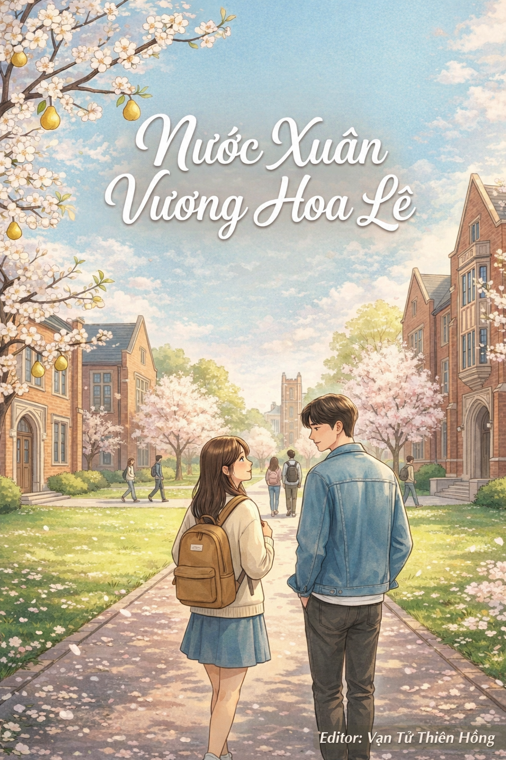 Nước xuân vương hoa lê